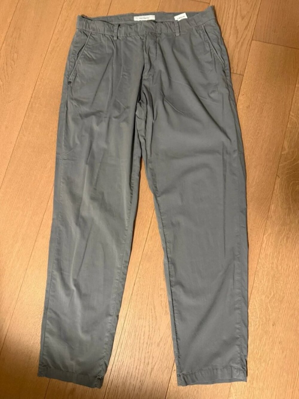 Men's Gray Casual Chino Pants from Italy